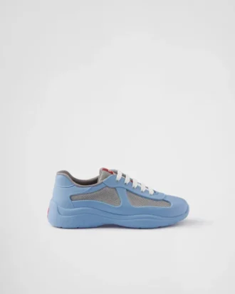 Prada America’s Cup-sneakers i mjukt gummi och cykelväv