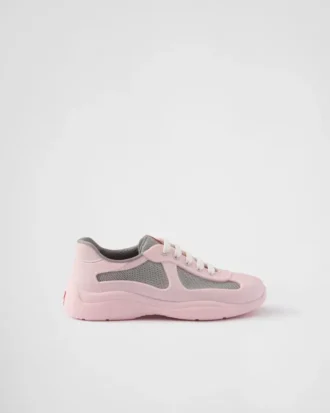 Prada America’s Cup-sneakers i mjukt gummi och cykelväv