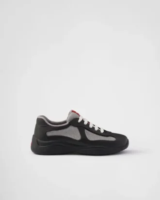 Prada America’s Cup-sneakers i mjukt gummi och cykelväv Prada America’s Cup-sneakers i mjukt gummi och cykelväv