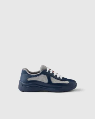 Prada America’s Cup-sneakers i mjukt gummi och cykelväv