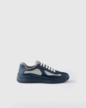 Prada America’s Cup-sneakers i mjukt gummi och cykelväv Prada America’s Cup-sneakers i mjukt gummi och cykelväv
