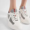 Prada America’s Cup-sneakers i mjukt gummi och cykelväv Prada America’s Cup-sneakers i mjukt gummi och cykelväv