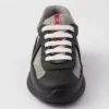 Prada America’s Cup-sneakers i mjukt gummi och cykelväv Prada America’s Cup-sneakers i mjukt gummi och cykelväv