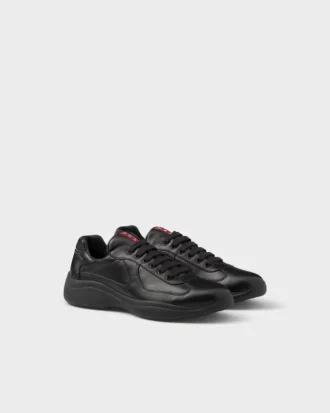 Prada America’s Cup sneakers i nappaläder