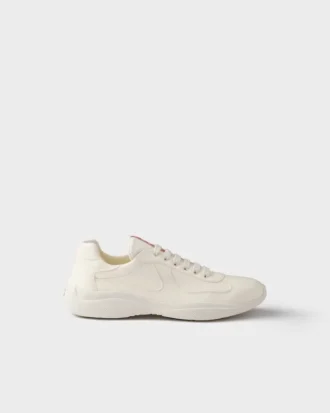 Prada America’s Cup sneakers i nappaläder