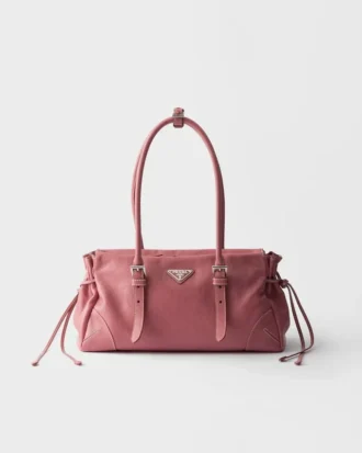 Prada Bonnie Medium antikbehandlad läderväska