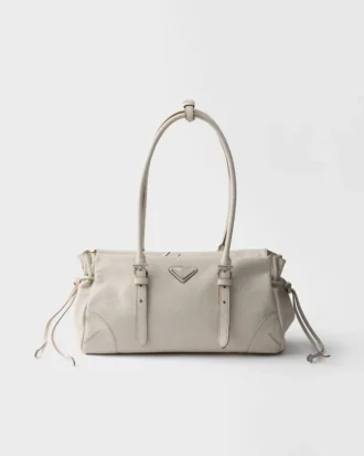 Prada Bonnie Medium antikbehandlad läderväska