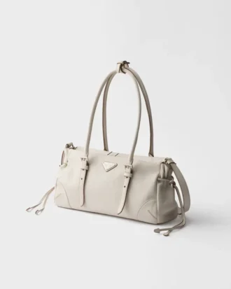 Prada Bonnie Medium antikbehandlad läderväska