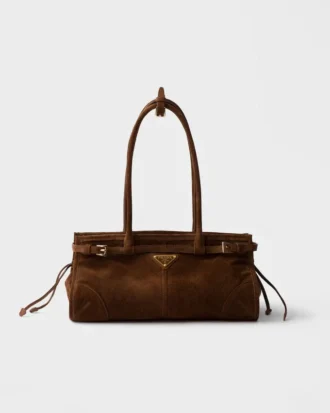 Prada Bonnie Medium handväska i mocka Prada Bonnie Medium handväska i mocka