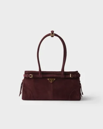 Prada Bonnie Medium handväska i mocka Prada Bonnie Medium handväska i mocka