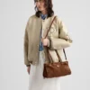 Prada Bonnie Medium handväska i mocka Prada Bonnie Medium handväska i mocka