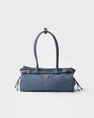 Prada Bonnie Medium handväska i nubuckläder Prada Bonnie Medium handväska i nubuckläder