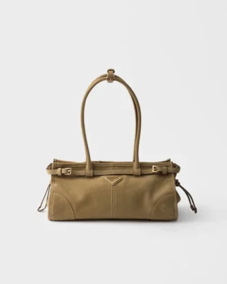 Prada Bonnie Medium handväska i nubuckläder Prada Bonnie Medium handväska i nubuckläder