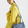 Prada Bonnie Medium handväska i nubuckläder
