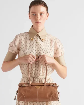 Prada Bonnie Medium läderhandväska