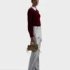 Prada Bonnie Mini handväska i tryckt läder Prada Bonnie Mini handväska i tryckt läder