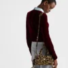 Prada Bonnie Mini handväska i tryckt läder Prada Bonnie Mini handväska i tryckt läder