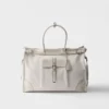 Prada Bonnie tote-väska i denim och läder
