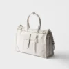 Prada Bonnie tote-väska i denim och läder