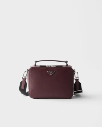 Prada Brique Medium väska i Saffiano-läder