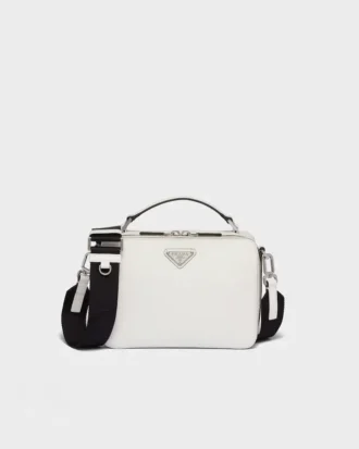 Prada Brique Medium väska i Saffiano-läder