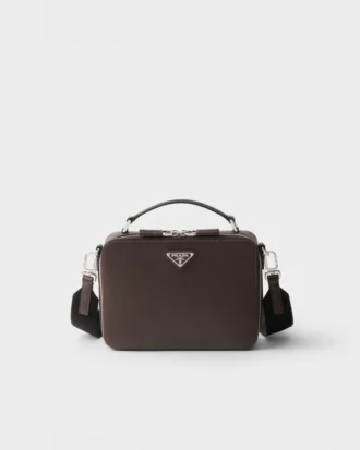 Prada Brique Medium väska i Saffiano-läder