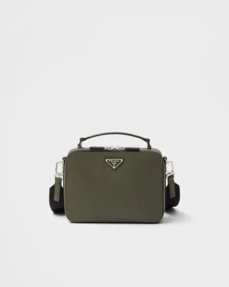 Prada Brique Medium väska i Saffiano-läder