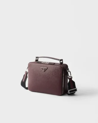 Prada Brique Medium väska i Saffiano-läder