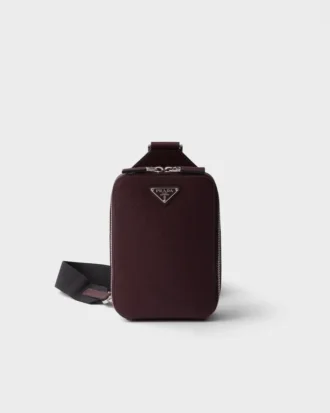 Prada Brique-väska i Saffiano-läder