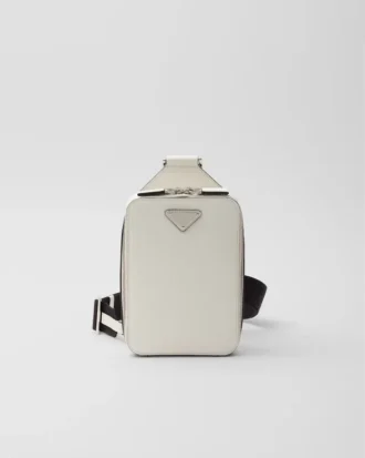 Prada Brique-väska i Saffiano-läder