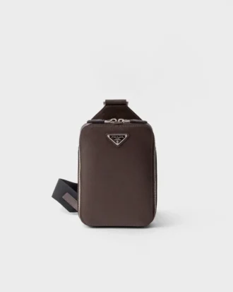 Prada Brique-väska i Saffiano-läder