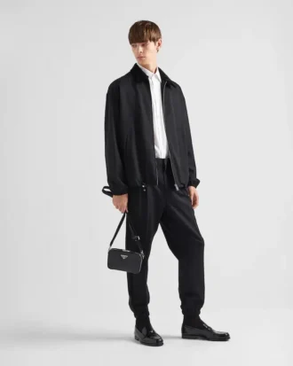 Prada Brique-väska i Saffiano-läder