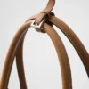 Prada Buckle läderhandväska med dubbelt bälte Prada Buckle läderhandväska med dubbelt bälte