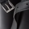 Prada Buckle läderhandväska med dubbelt bälte Prada Buckle läderhandväska med dubbelt bälte