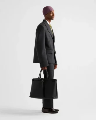 Prada Buckle läderväska med bälte