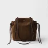 Prada Carry Medium Suede Tote Bag Prada Carry Medium Suede Tote Bag