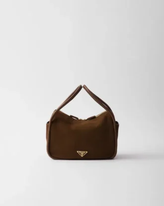 Prada Darling handväska i mocka