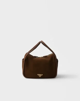 Prada Darling handväska i mocka