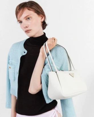 Prada Darling Medium läderaxelväska