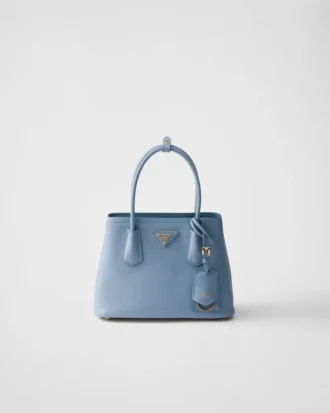 Prada Double Small Saffiano-läderväska