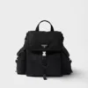 Prada Explore ryggsäck i Re-Nylon och läder