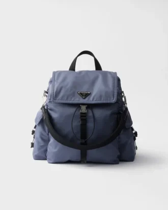 Prada Explore ryggsäck i Re-Nylon och läder