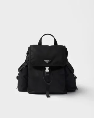 Prada Explore ryggsäck i Re-Nylon och läder
