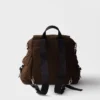 Prada Explore ryggsäck i Re-Nylon och läder