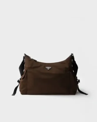 Prada Explore väska i Re-Nylon och läder