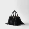 Prada Galleria liten läderväska med fransar Prada Galleria liten läderväska med fransar