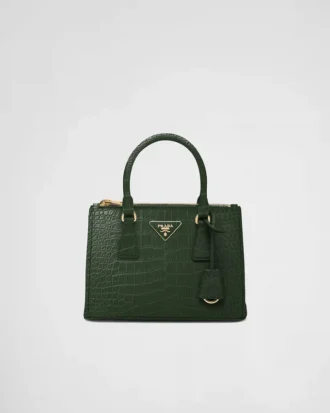 Prada Galleria liten väska i krokodilläder Prada Galleria liten väska i krokodilläder