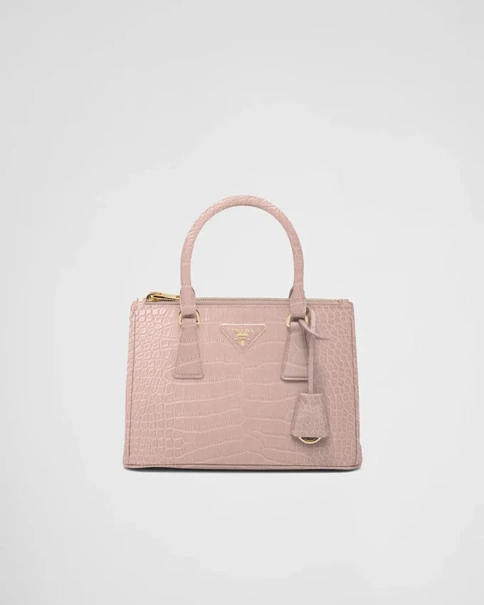 Prada Galleria liten väska i krokodilläder Prada Galleria liten väska i krokodilläder