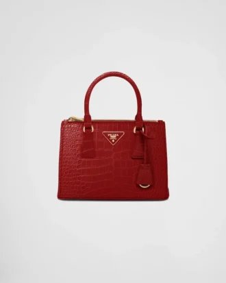 Prada Galleria liten väska i krokodilläder Prada Galleria liten väska i krokodilläder