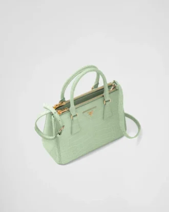 Prada Galleria liten väska i krokodilläder Prada Galleria liten väska i krokodilläder